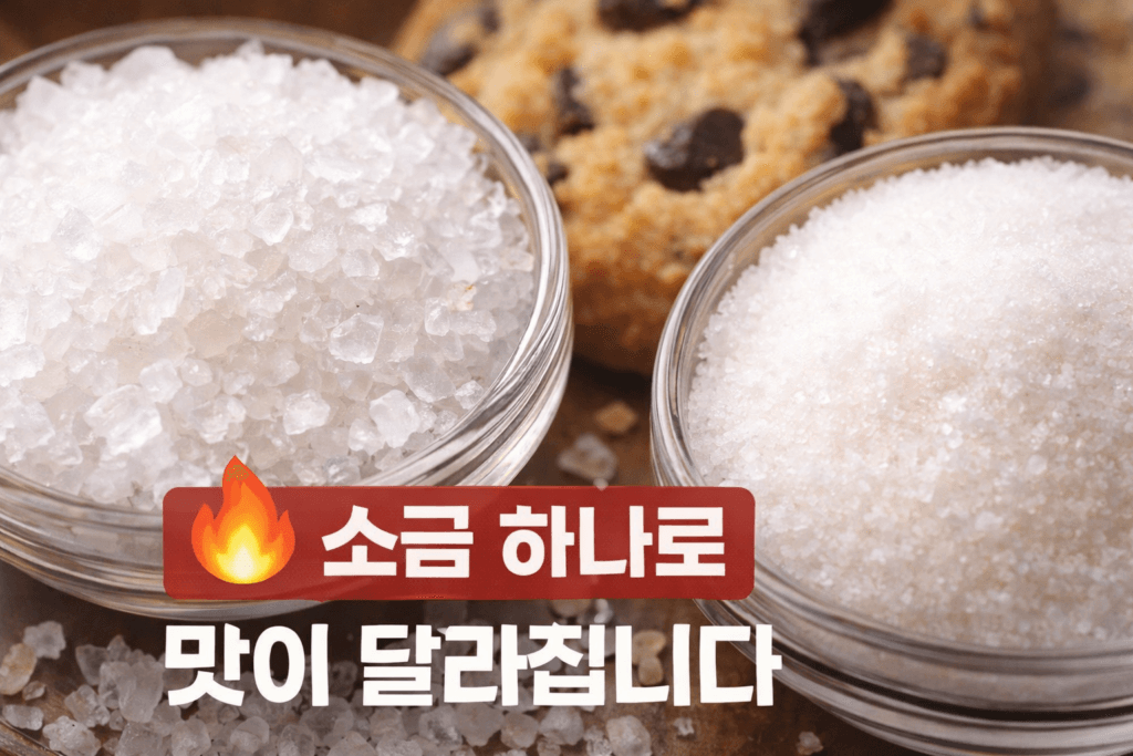 베이킹 소금 종류 비교