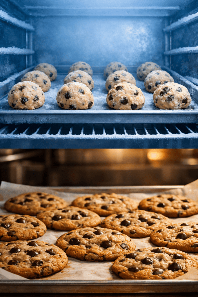 냉동 쿠키 반죽 해동 시간과 퍼짐을 막는 온도 기준 이미지