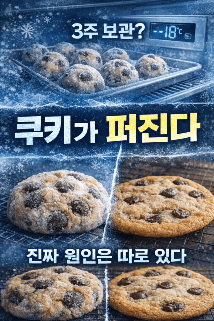냉동 쿠키 반죽 보관 기간