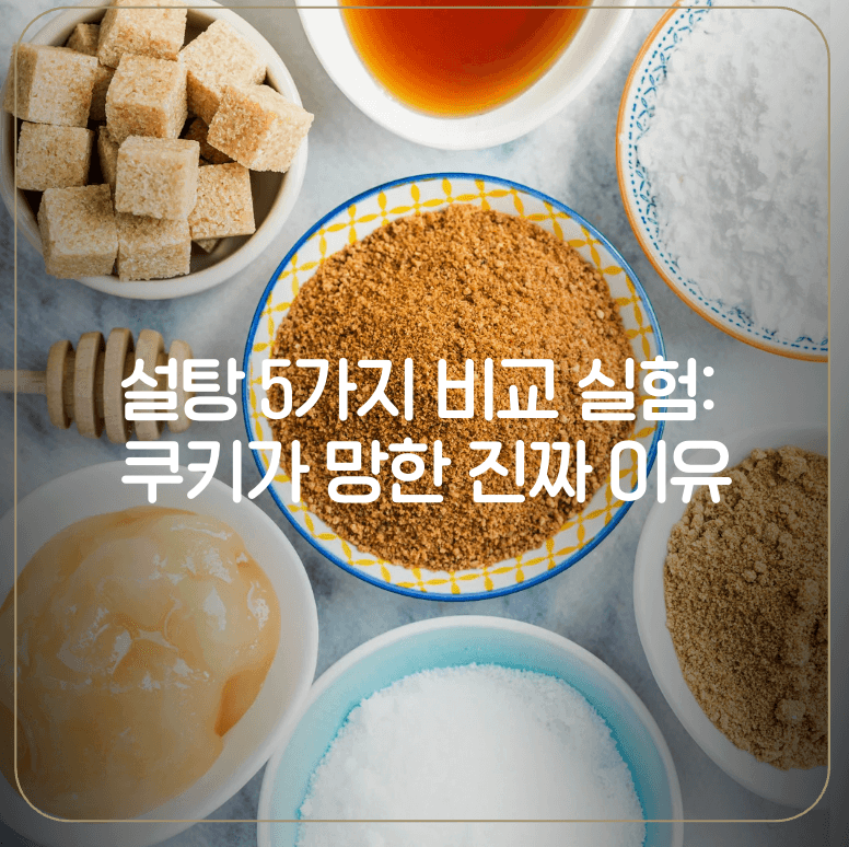 쿠키 설탕 종류