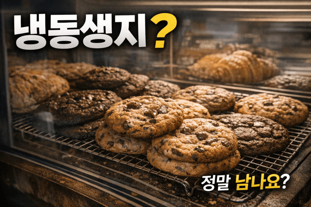 냉동생지 원가 계산해보셨나요? 카페 쿠키 마진이 남지 않는 이유를 실제 수치로 분석했습니다. 지금 구조가 정말 남는 구조인지 확인해보세요.