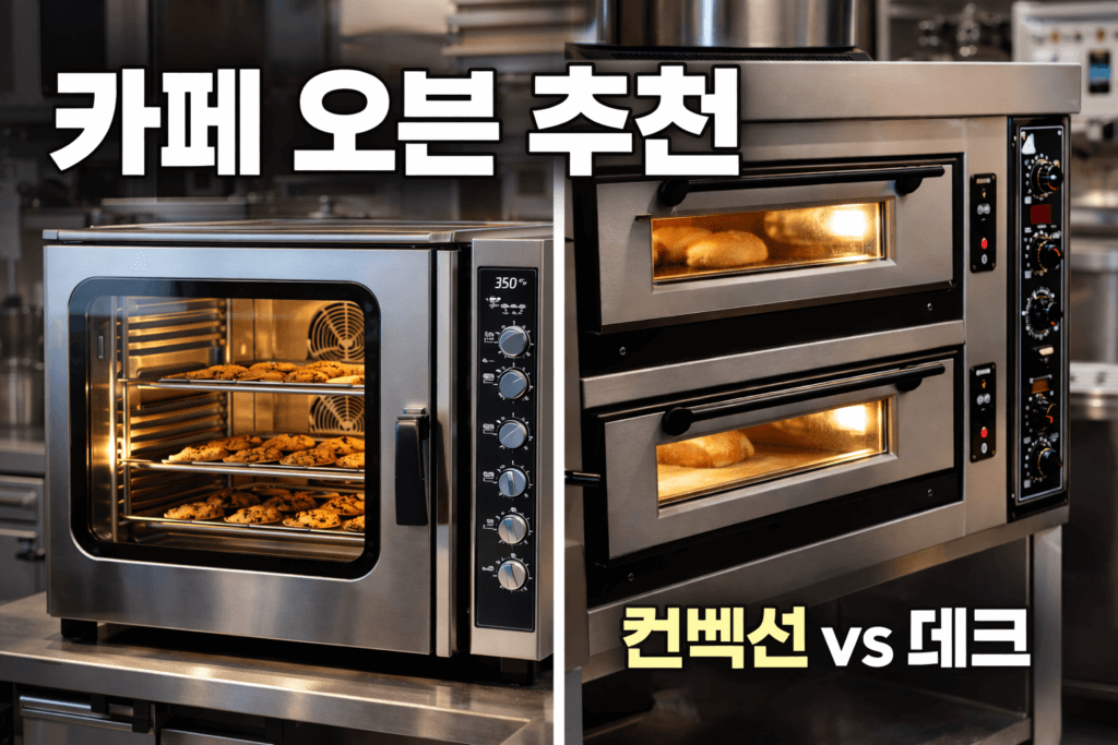 카페 오븐 추천 컨벡션 오븐 데크 오븐 비교