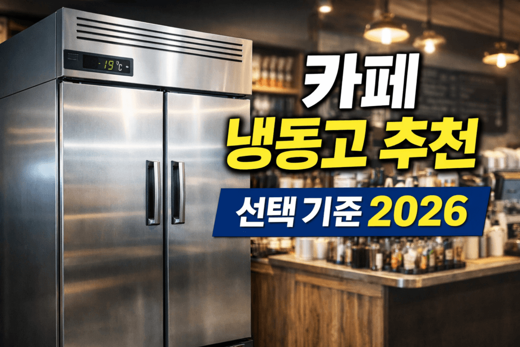 카페 냉동고 추천 업소용 냉동고 선택 기준