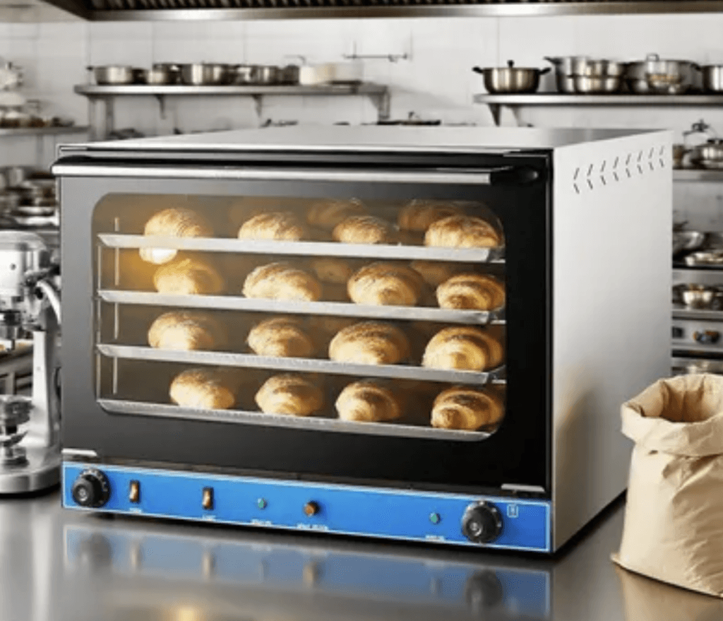 컨벡션 오븐 베이킹 모습 카페 디저트 오븐