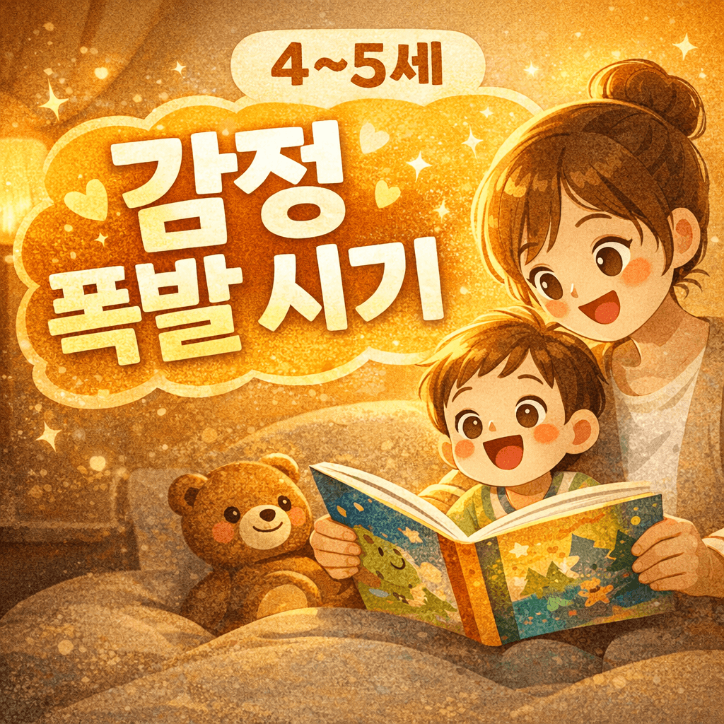 4~5세 동화책 추천 감정 발달 시기 아이 책 읽기